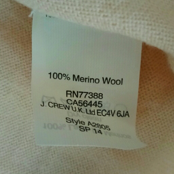 J. Crew 3/4 sleeves lightweight peach sweater, size XXS - Picture 3 of 3